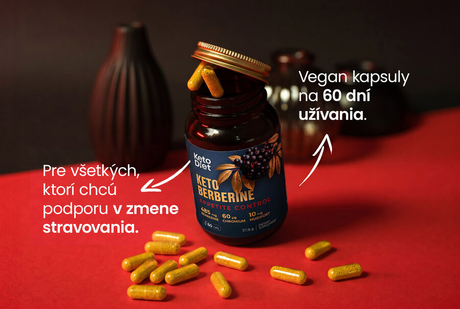 Keto berberín – stabilizátor chutí a prejedania