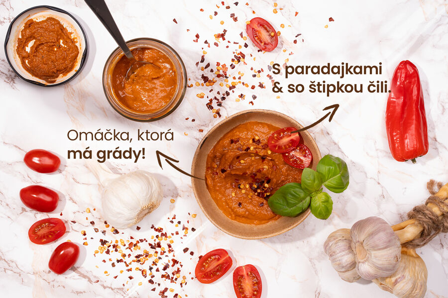 Proteínová omáčka arrabbiata