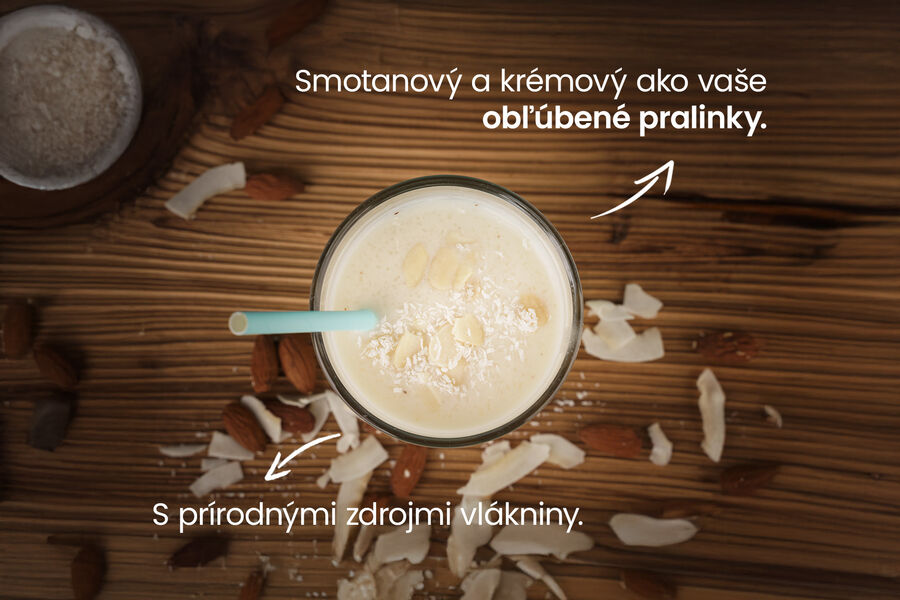 Proteínový nápoj – príchuť mandle & kokos