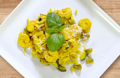 Recept na keto rizoto s krevetami