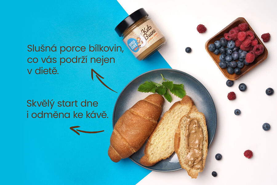 Proteinový croissant – máslová příchuť