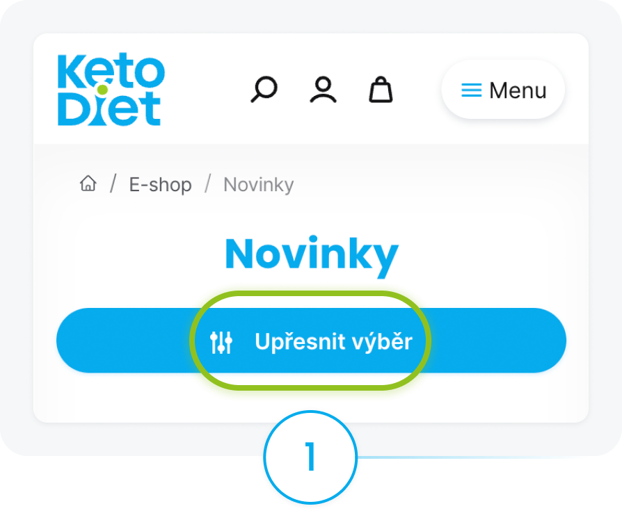 Infografika: Potraviny bez lepku lze na KetoDiet snadno filtrovat