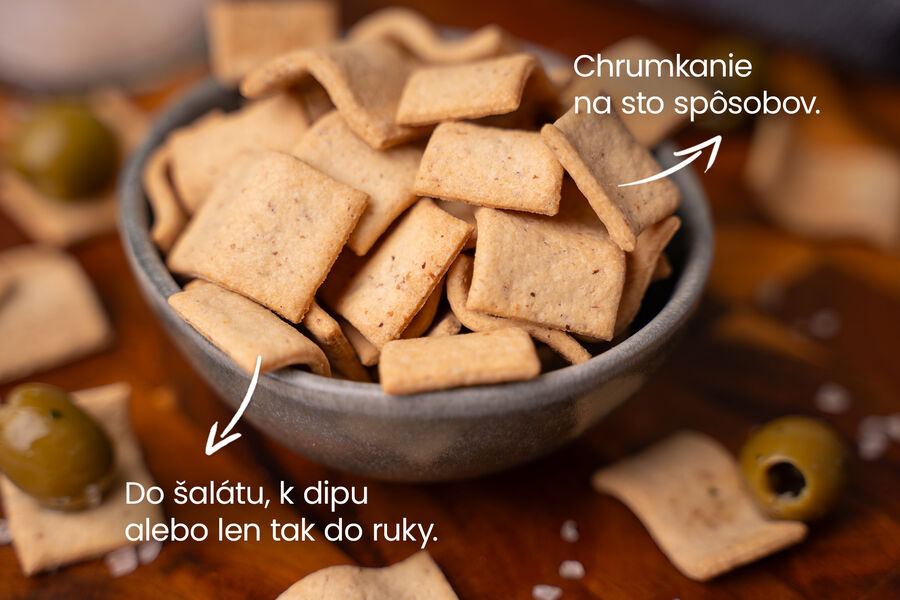 Proteínové slané mini snackers