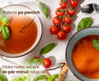 Proteinová polévka – rajčatová s nudlemi