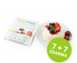 7 + 7 proteinová panna cotta s příchutí smetany a vanilky (14 porcí)
