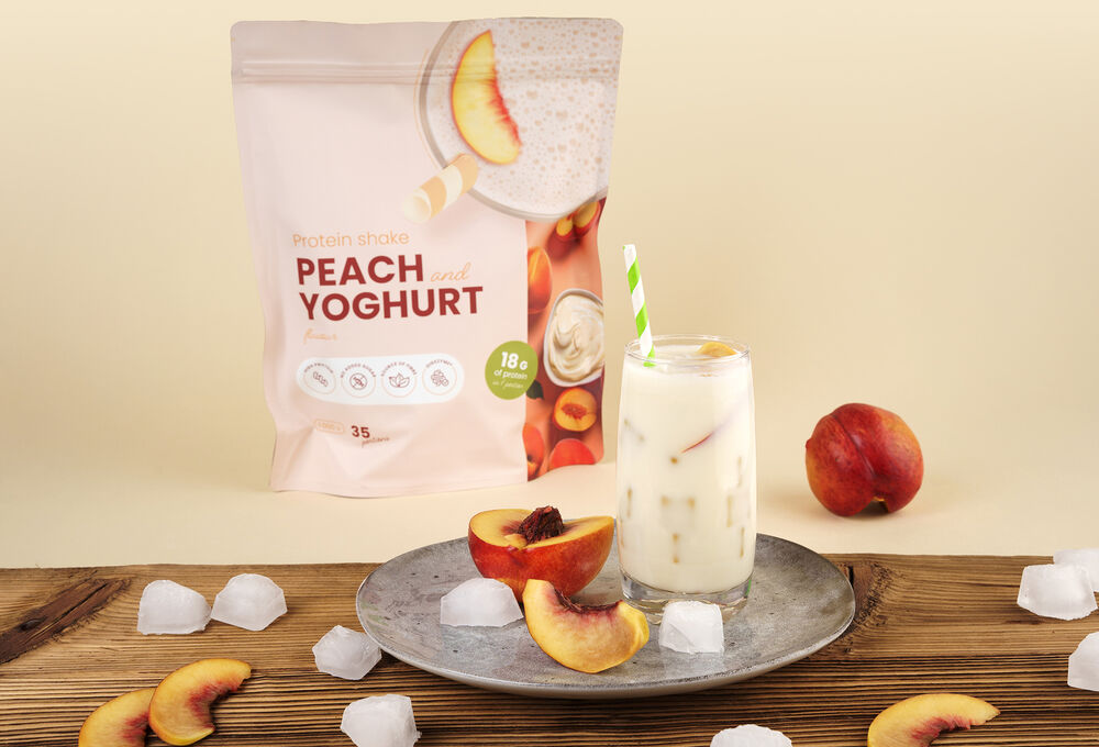 Proteinový nápoj KetoDiet – příchuť broskev a jogurt