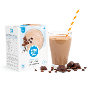 Proteinový nápoj – příchuť ledová káva a čokoláda (7 porcí)