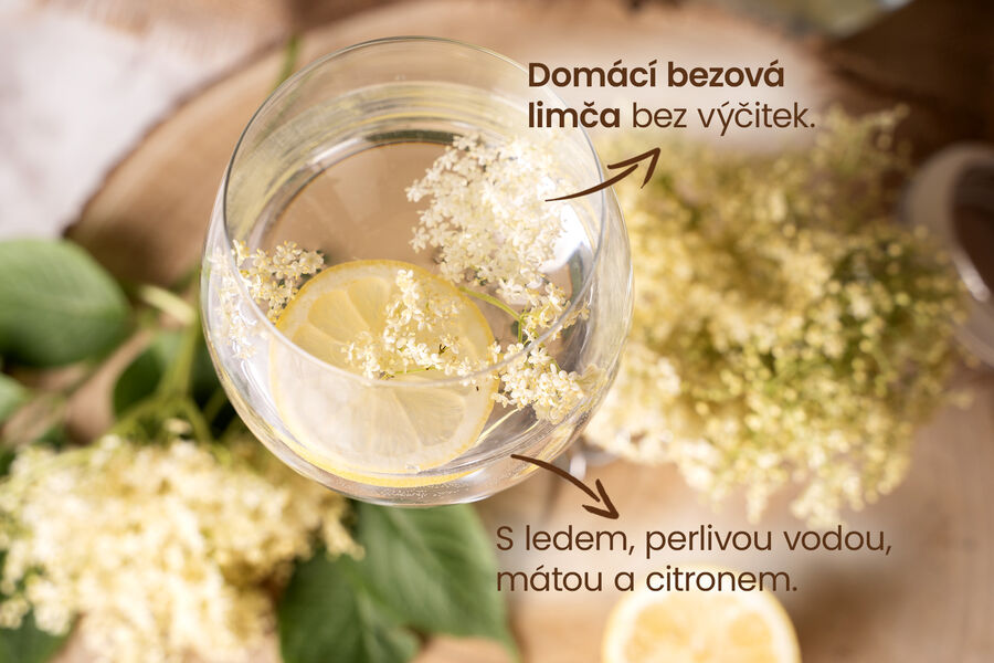 Nápojový koncentrát s Juvenilem – příchuť bezinka