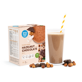 Proteínový nápoj KetoDiet – príchuť čokoláda & lieskový oriešok (7 porcií)