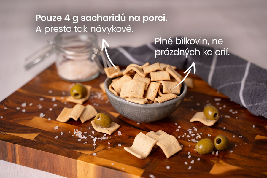 Proteinové slané mini snackers
