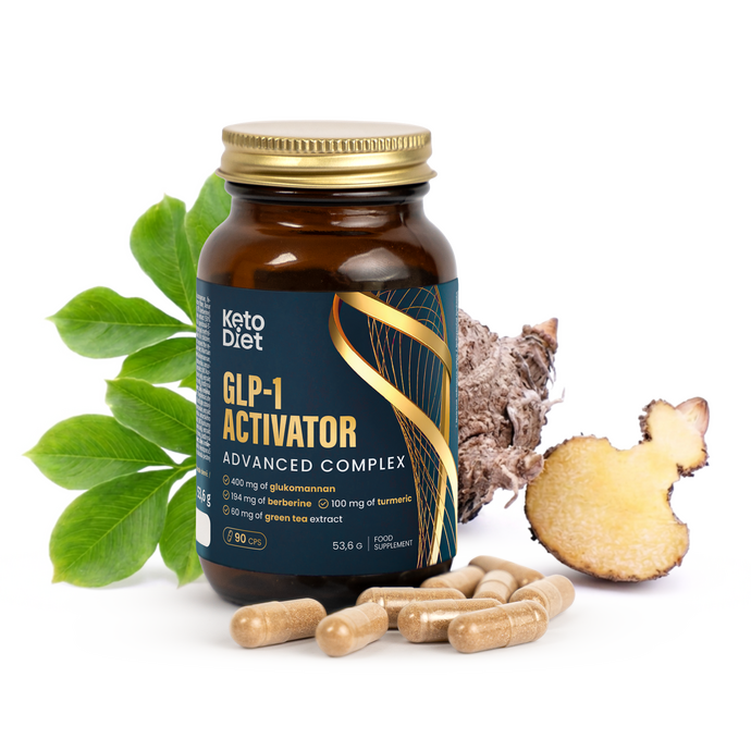 Doplněk stravy KetoDiet GLP-1 Activator – Metabolic Balance s berberinem (90 kapslí)