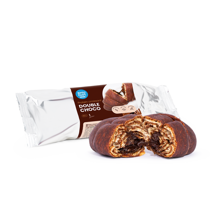 Proteínový croissant – double choco