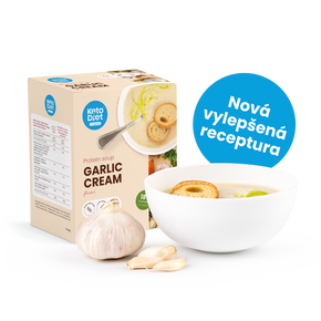 Proteínová polievka – cesnaková krémová