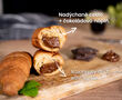 Proteínový croissant s čokoládovou náplňou
