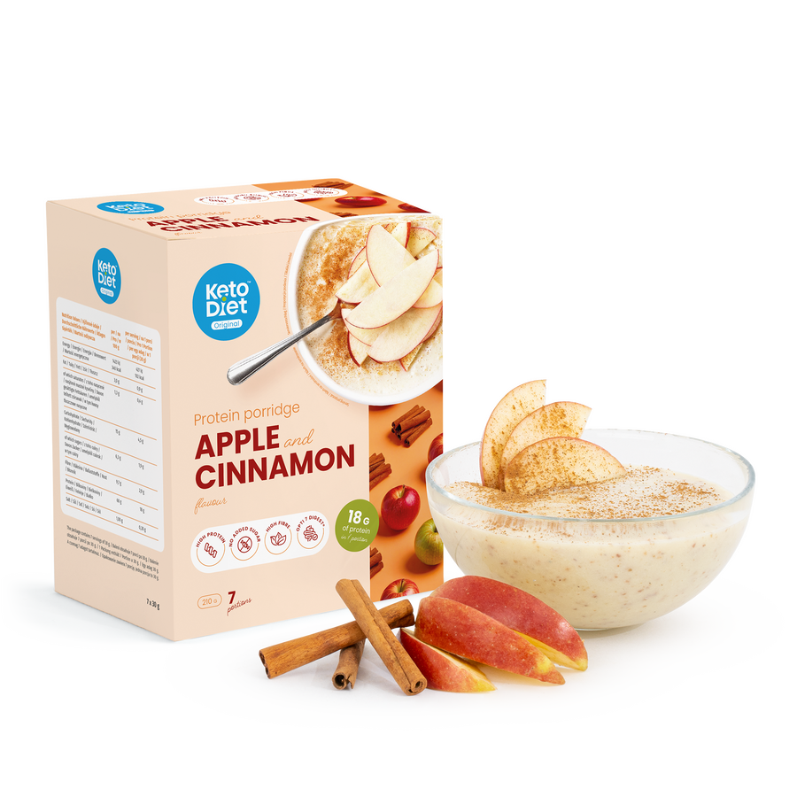 Proteinová kaše – jablko & skořice