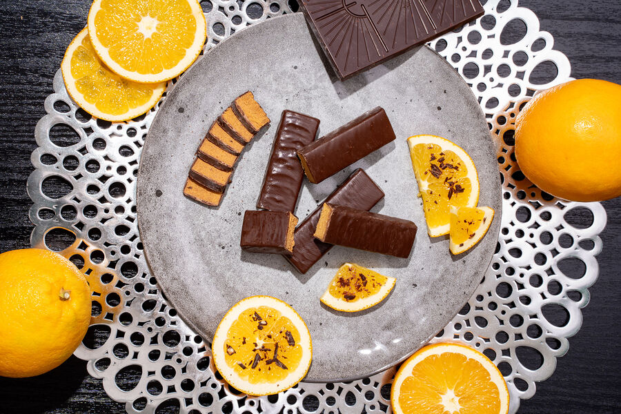 Proteinové tyčinky – příchuť čokoláda a pomeranč