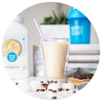 Proteínový nápoj KetoDiet – ľadové cappuccino