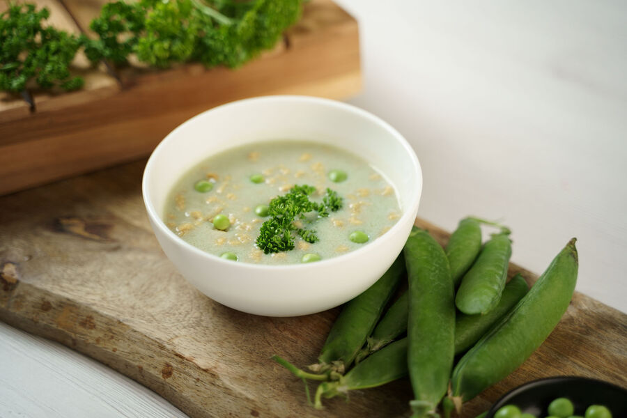 Proteinová polévka – hrášková
