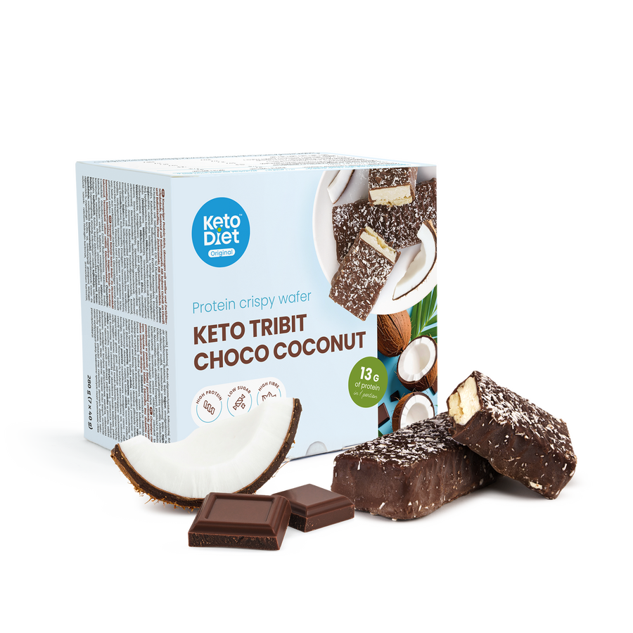 Keto Tribit Choco Coconut – křupavé sušenky