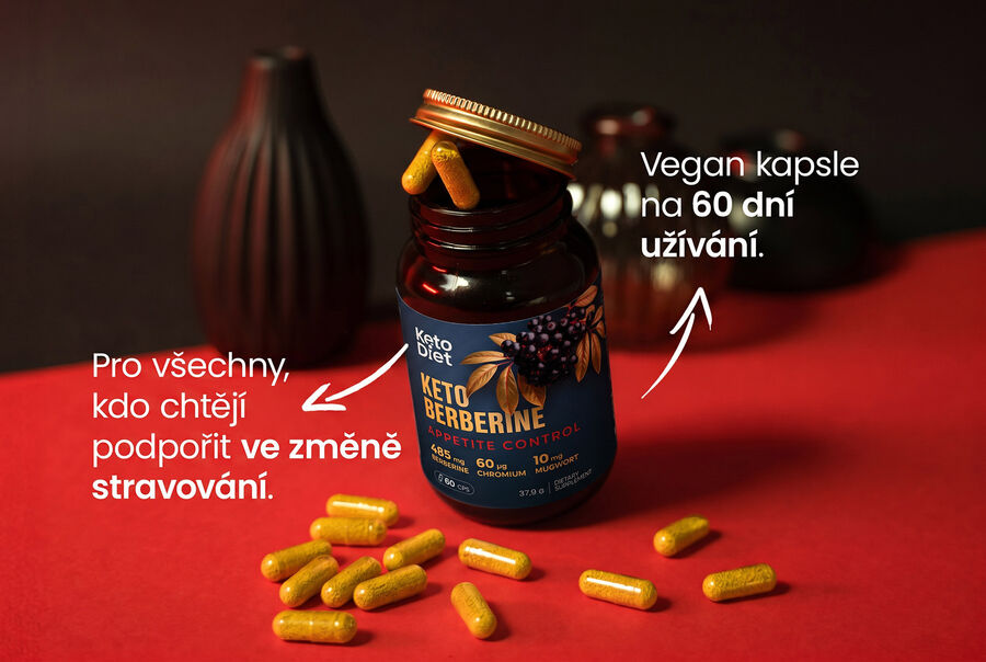 Keto Berberin – stabilizátor chutí a přejídání