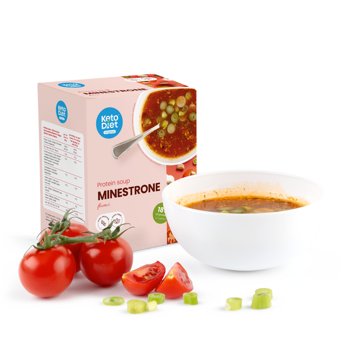 Proteínová polievka – minestrone