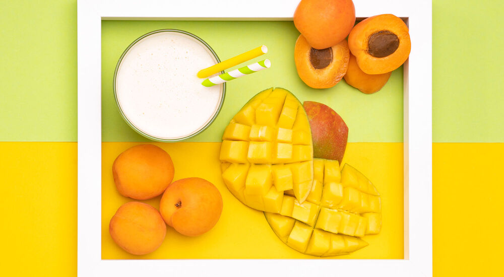 Proteínový nápoj – príchuť marhuľa a mango – pomáha s chudnutím.