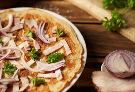 Proteínová omeleta KetoDiet – príchuť slanina s cibuľou