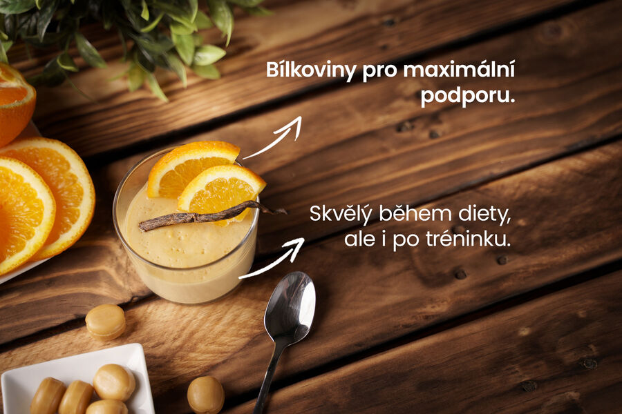 Proteinový pudink – příchuť karamel