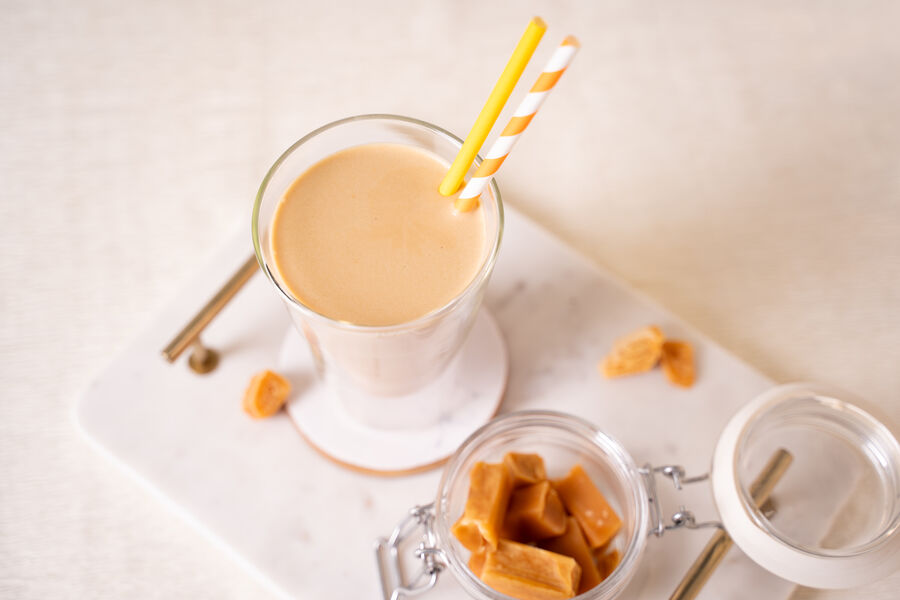Proteinový nápoj – příchuť slaný karamel