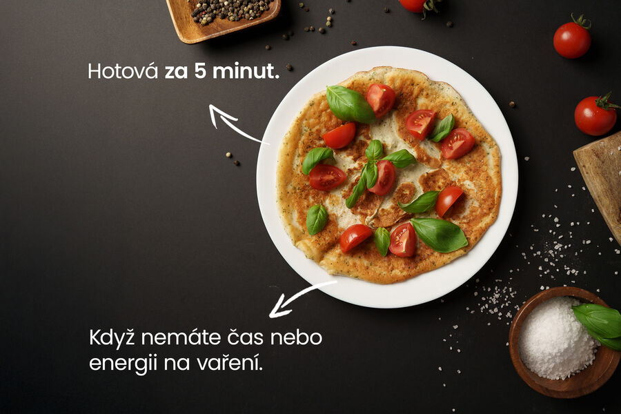 Proteinová omeleta – s bylinkami