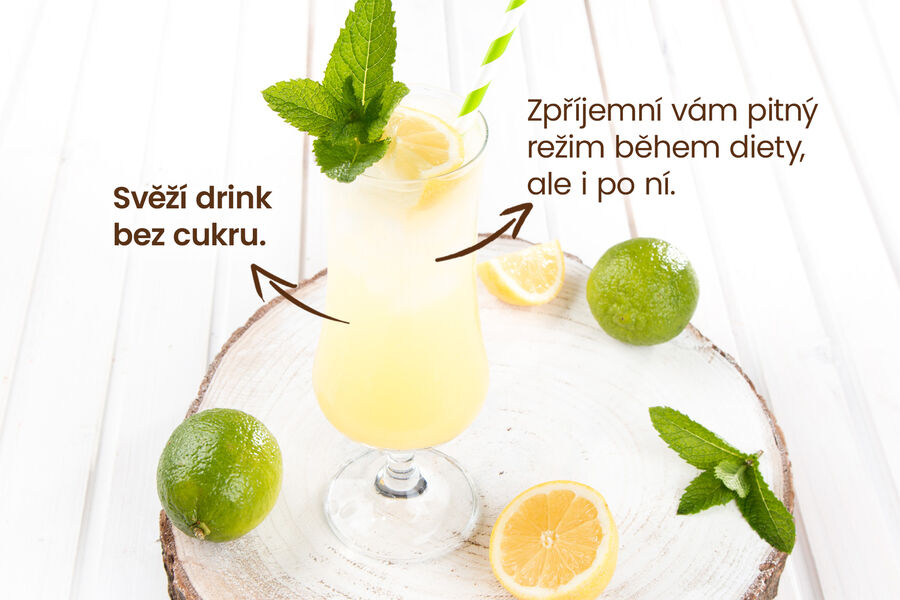 Nápojový koncentrát – příchuť citron-limeta 