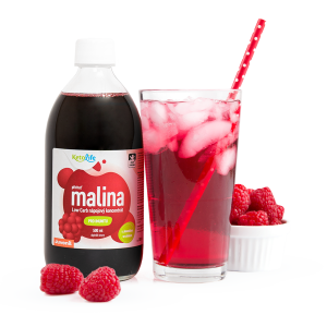 Nápojový koncentrát s Juvenilem – příchuť malina (500 ml)