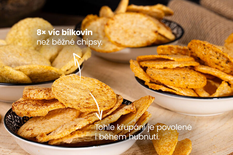 Proteinové chipsy – příchuť orientální