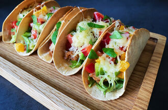 Recept na tacos z proteinové tortilly KetoDiet