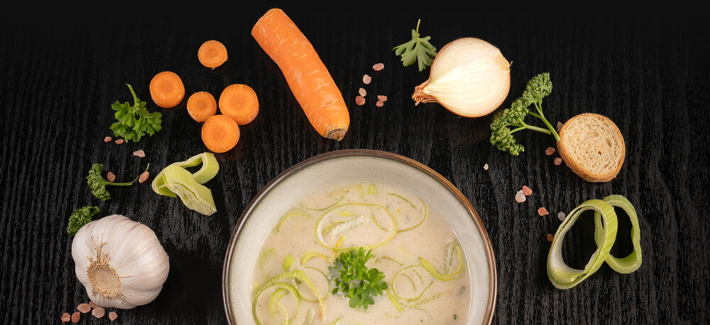Proteinová polévka KetoDiet – česneková krémová (7 porcí)
