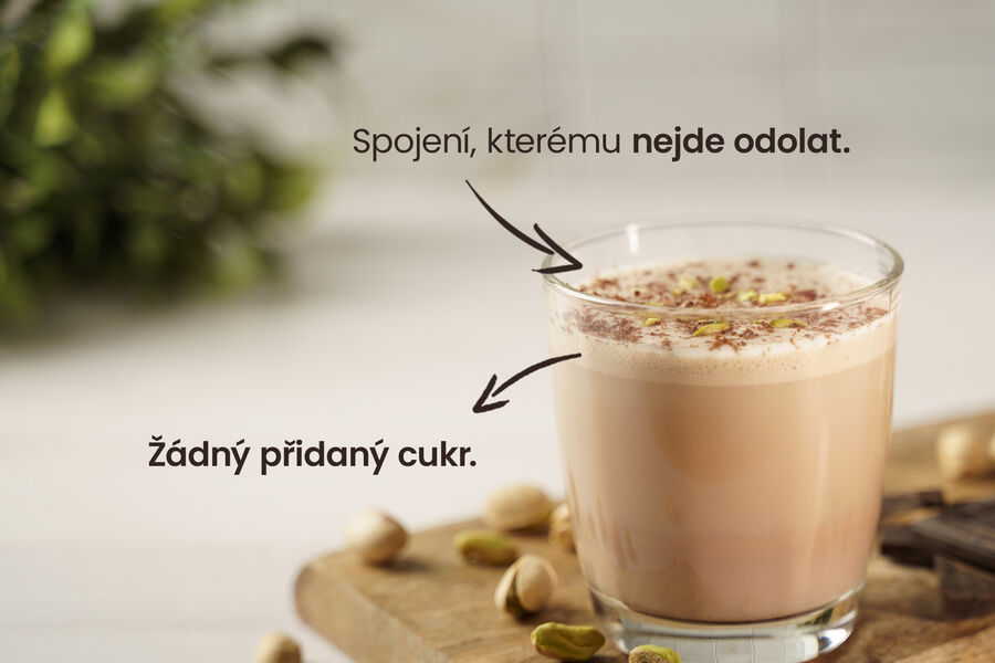 Proteinový nápoj – příchuť čokoláda & pistácie