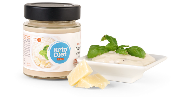 KetoDiet proteinová sýrová omáčka –⁠⁠⁠⁠⁠⁠ Pecorino (140 g)