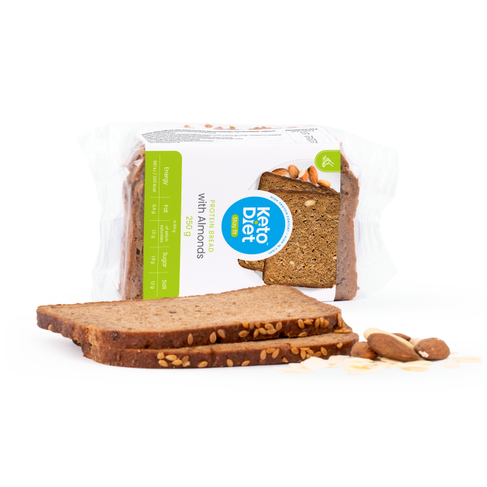 Proteínový chlieb – s mandľami