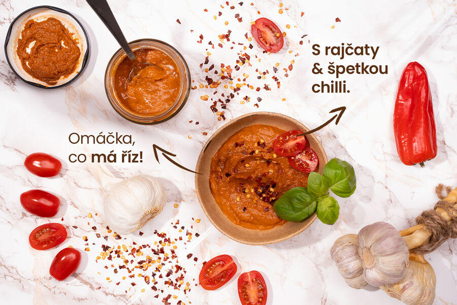Proteinová omáčka arrabbiata