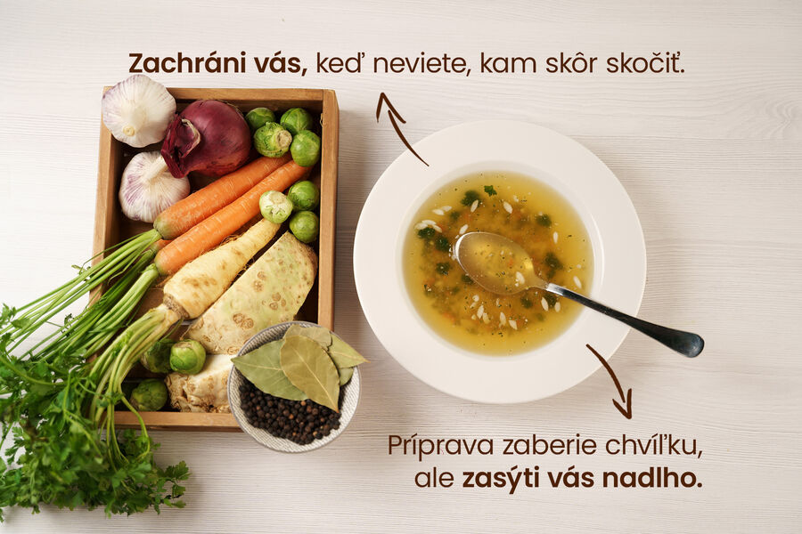 Proteínová polievka – kuracia s ryžou