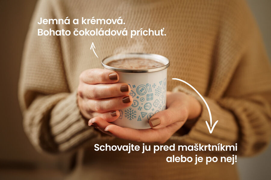 Proteínový nápoj – príchuť horúca čokoláda