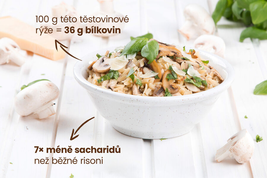 Proteinové těstoviny – risoni (7 porcí)