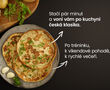 Proteinová omeleta – „bramborák“ s česnekem a majoránkou