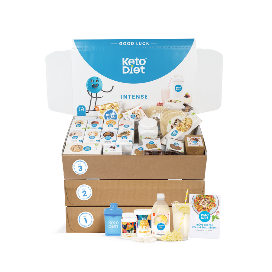 Kompletná keto diéta INTENSE na 12 týždňov (1. + 2. + 3. krok)