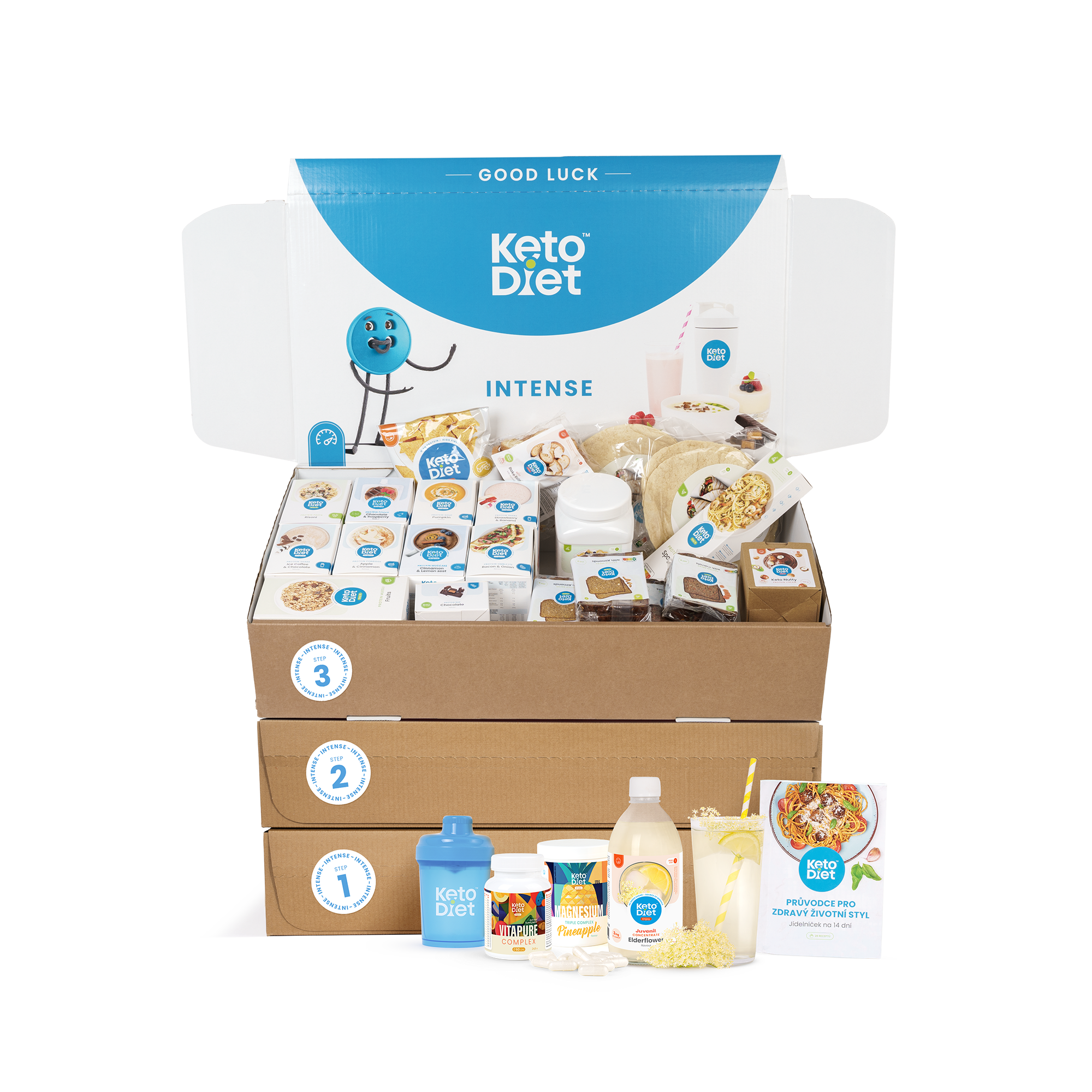 Kompletní INTENSE keto dieta na 12 týdnů (1. + 2. + 3. krok)