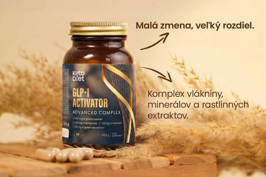 Výživový doplnok KetoDiet GLP-1 Activator – Metabolic Balance s berberínom (90 kapsúl)