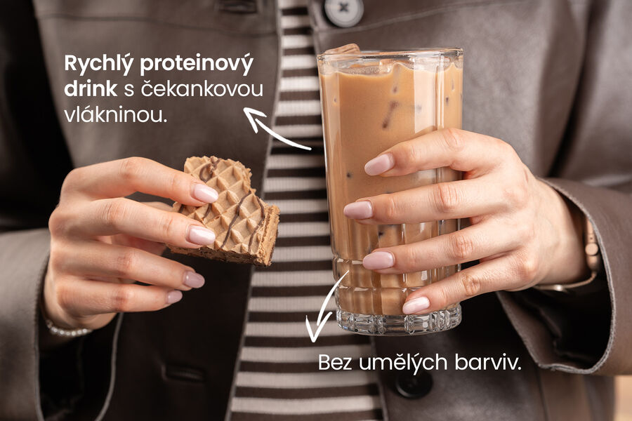 Proteinový nápoj – příchuť ledové cappuccino