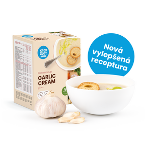 Proteínová polievka – cesnaková krémová