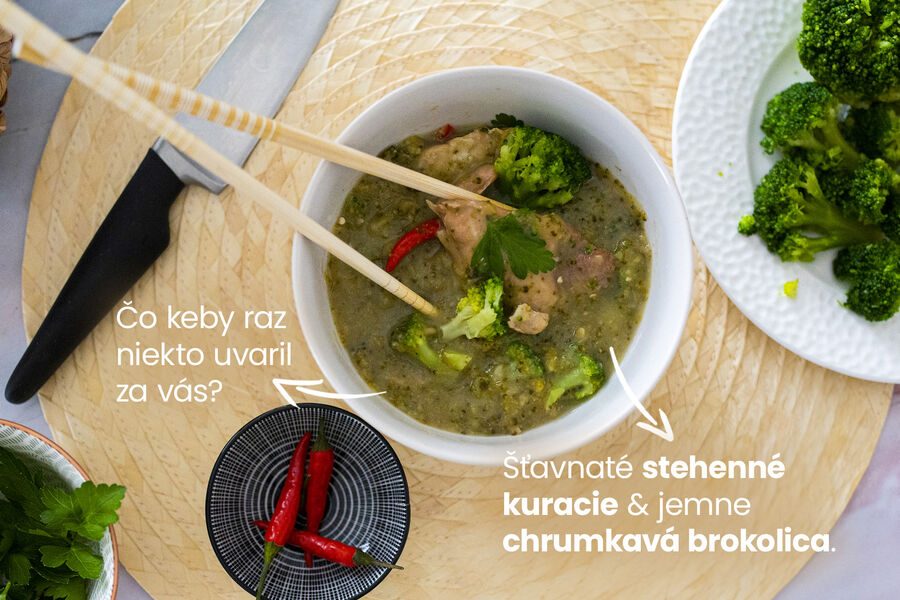 Hotové jedlo – kurča s brokolicou