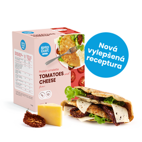 Proteínová omeleta – so sušenými paradajkami a syrovou príchuťou